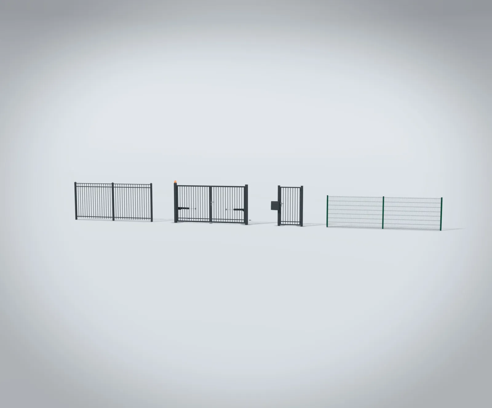 Vorführfassung Mustermann Zaun & Tor im 3D-Konfigurator